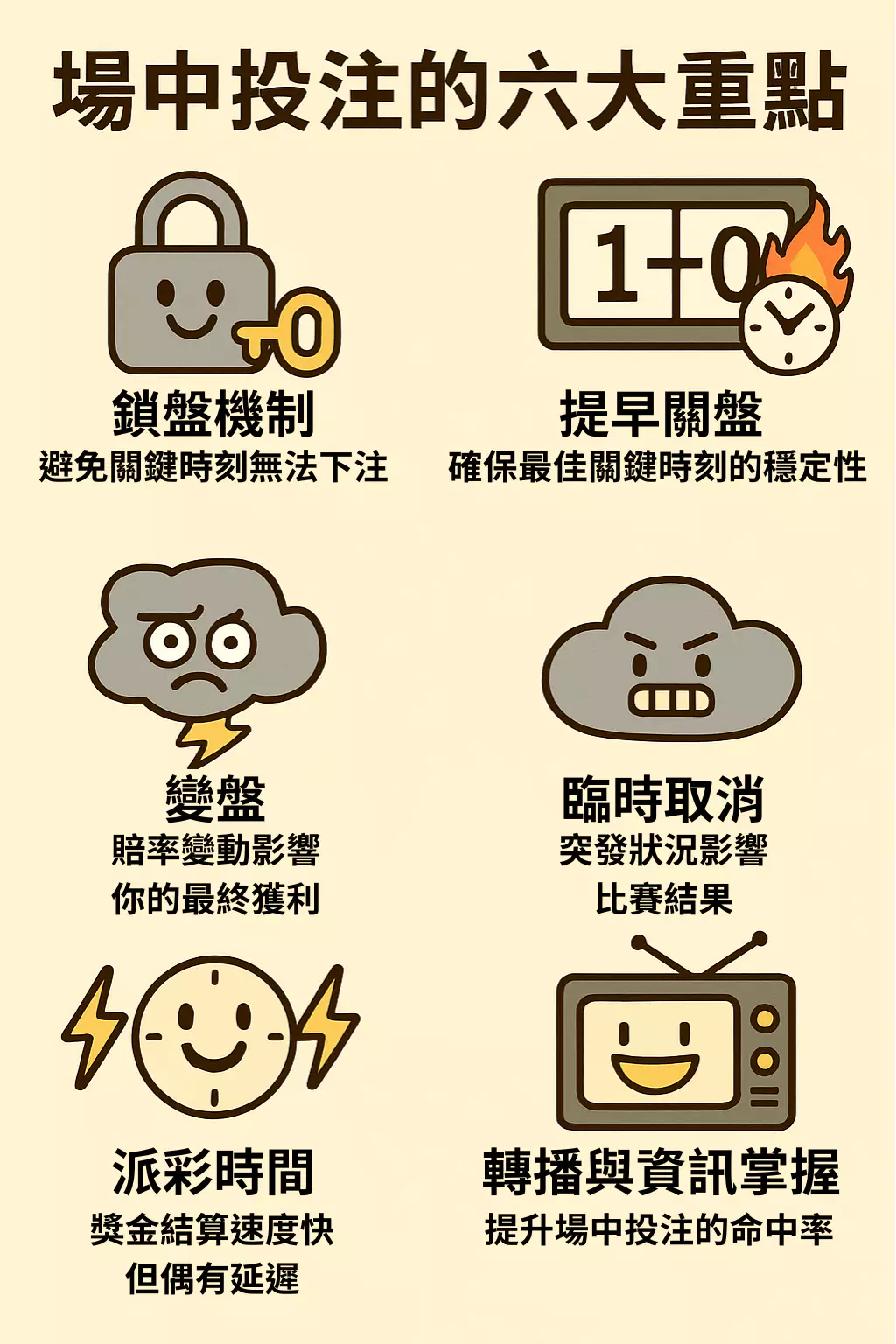 場中投注該怎麼贏?六大重點助你提升勝率!