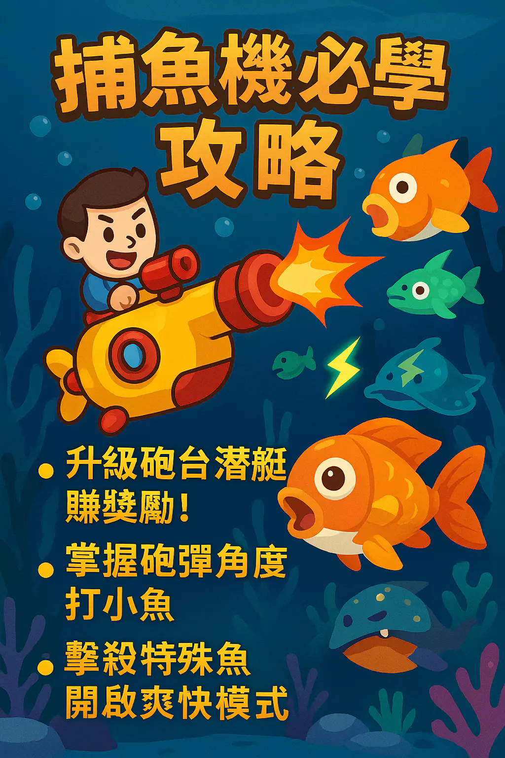 捕魚機必學攻略：2025娛樂城超夯電子遊戲全解析！